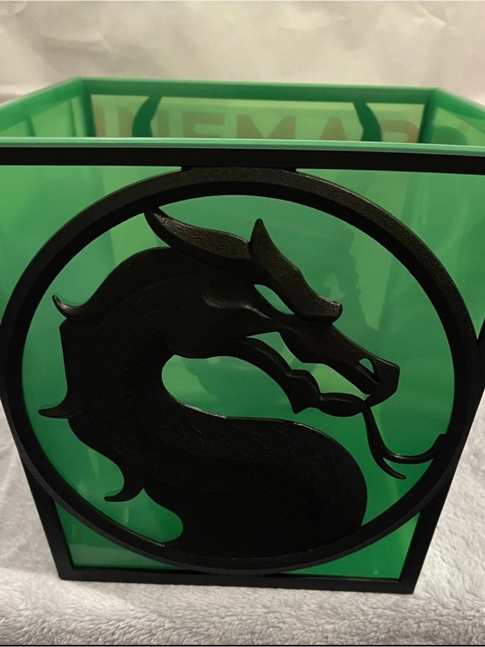 Mortal Kombat 2 2026 Movie Silhouette Popcorn Bucket  Brand New sealed Ships Now